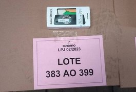 Novo leilão da Receita com celulares da Samsung e guitarras termina na segunda