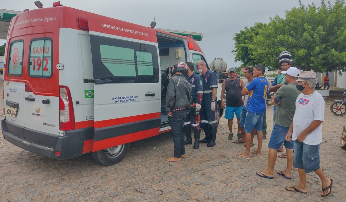 Homem morre após colidir motocicleta em veículo de passeio durante ultrapassagem, em Girau do Ponciano