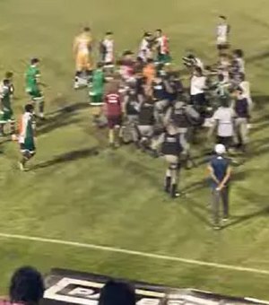 ASA e CSE pelo Campeonato Alagoano sub-20 termina com 16 jogadores expulsos após briga