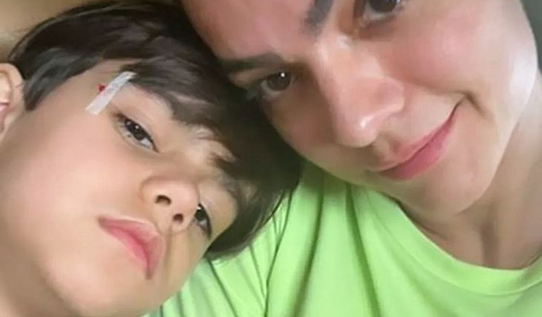 Filho de Kelly Key sofre acidente e artista desabafa