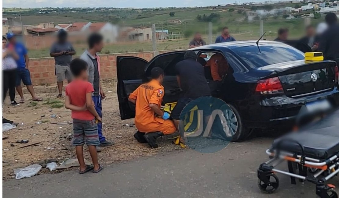 Colisão frontal entre veículos deixa feridos em trecho da rodovia AL-110, em Arapiraca