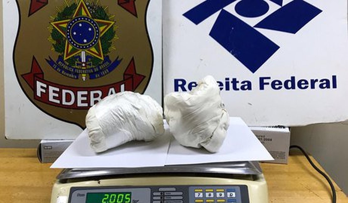 Mulher é presa no Aeroporto do Paraná tentando embarcar com droga para Alagoas