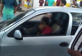 Irmãos são assassinados a tiros dentro de carro no bairro São Luiz, em Arapiraca