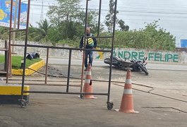 Condutor de veículo de passeio causa acidente na AL-220 e vai embora sem prestar socorro