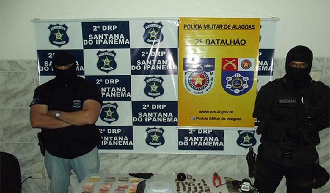 Operação Integrada desarticula ponto de venda de drogas no Sertão