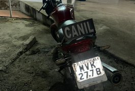 Canil do 3º BPM recupera motocicleta roubada há menos de 24 horas em Arapiraca