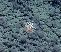 Avião 'fantasma' é achado no meio de floresta pelo Google Maps