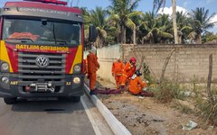 Incêndio em ecoponto, em Arapiraca