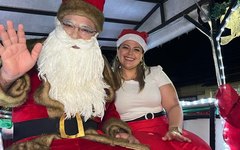 Magia Natalina Ilumina Junqueiro com a Chegada Triunfal do Papai Noel