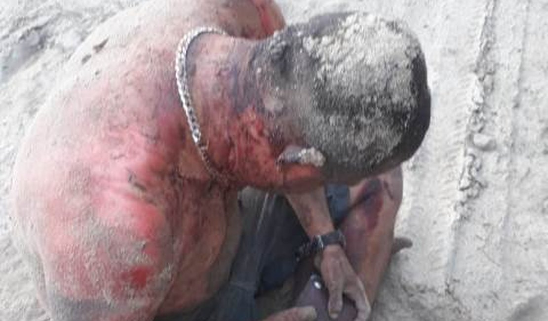 Vendedor de Arapiraca é encontrado com sinais de espancamento em estrada vicinal no município de Coruripe
