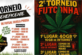 'Futconha': PM acaba com torneio de futsal com premiação em maconha para times vencedores