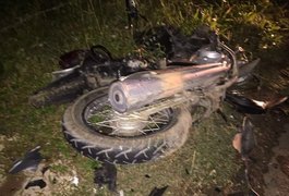 Homem morre após colisão entre motocicleta e automóvel, na AL 115