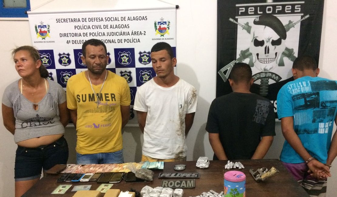 Operação prende suspeitos e apreende grande quantidade de drogas em Arapiraca