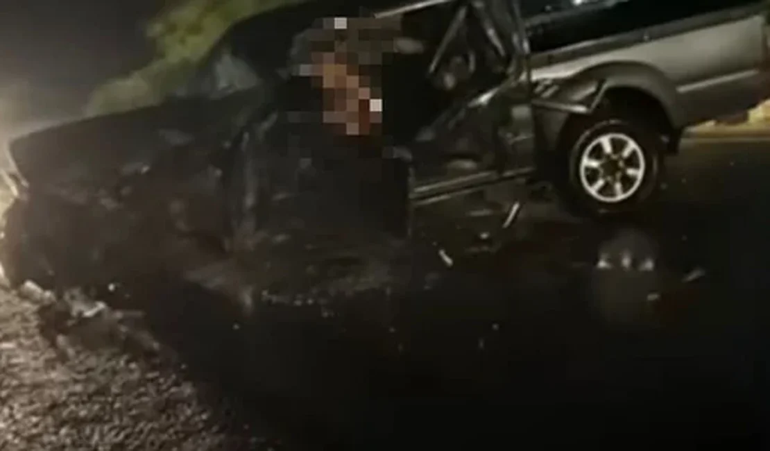 Homem morre em colisão envolvendo caminhonete no Sertão alagoano