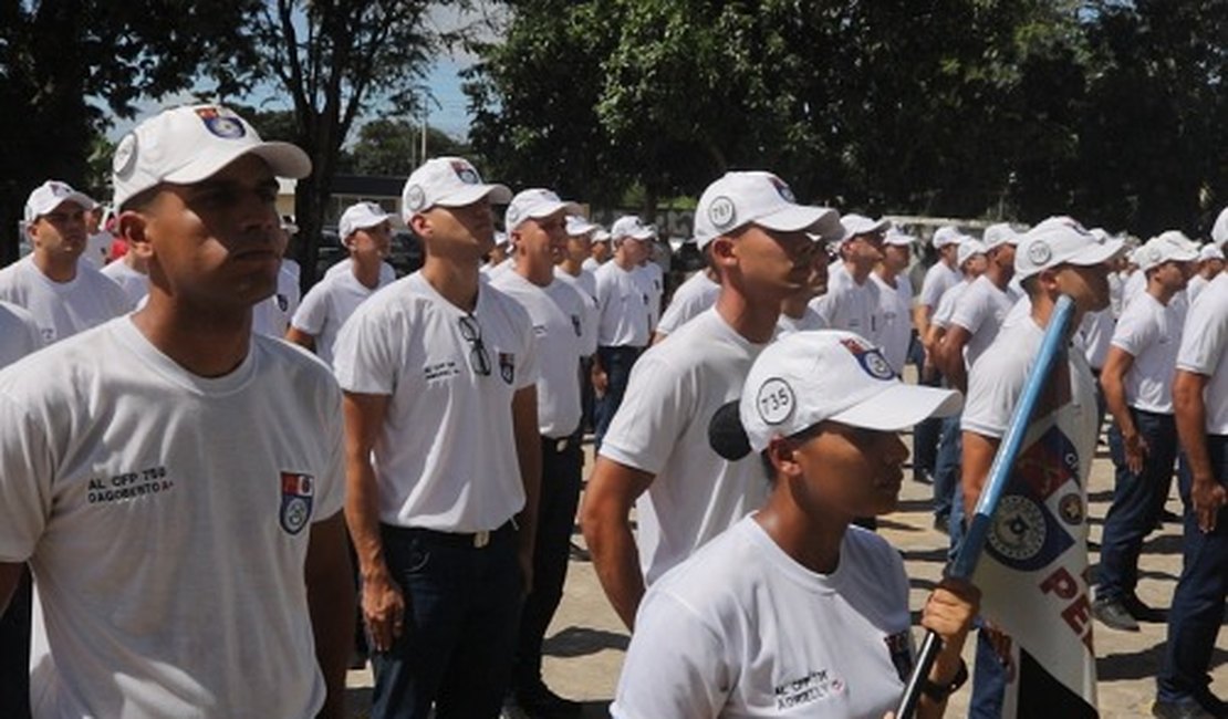 Mais de 200 novos agentes passam pelo Curso de Formação de Praças para atuar na PM de Alagoas; assista