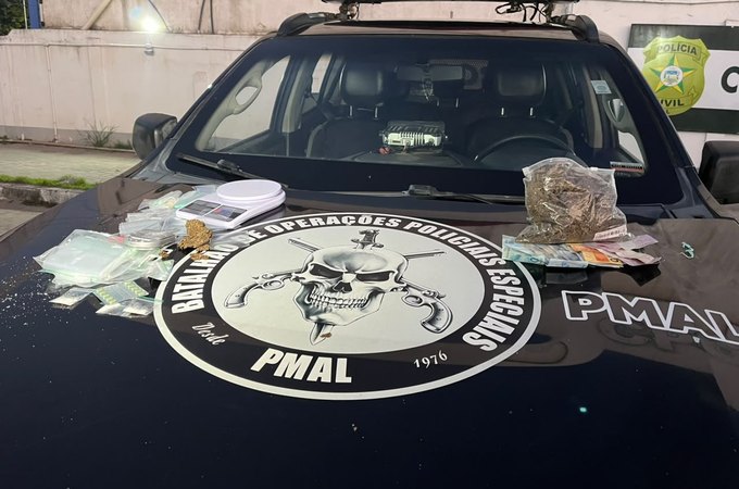 BOPE prende homem por tráfico de drogas na Avenida Durval de Góes Monteiro