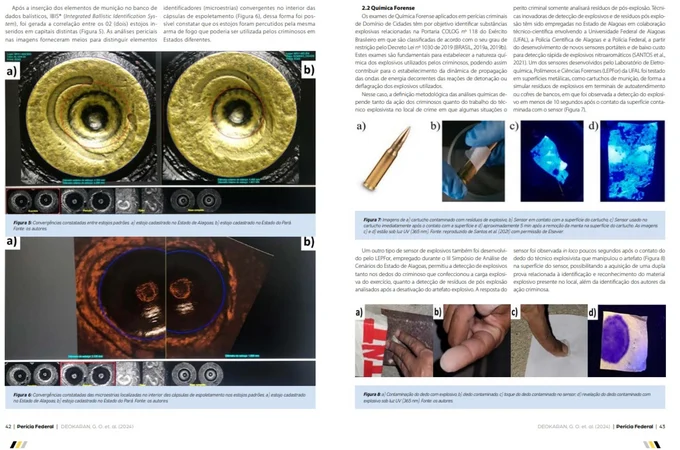 Pesquisa de peritos criminais alagoanos é destaque em revista nacional