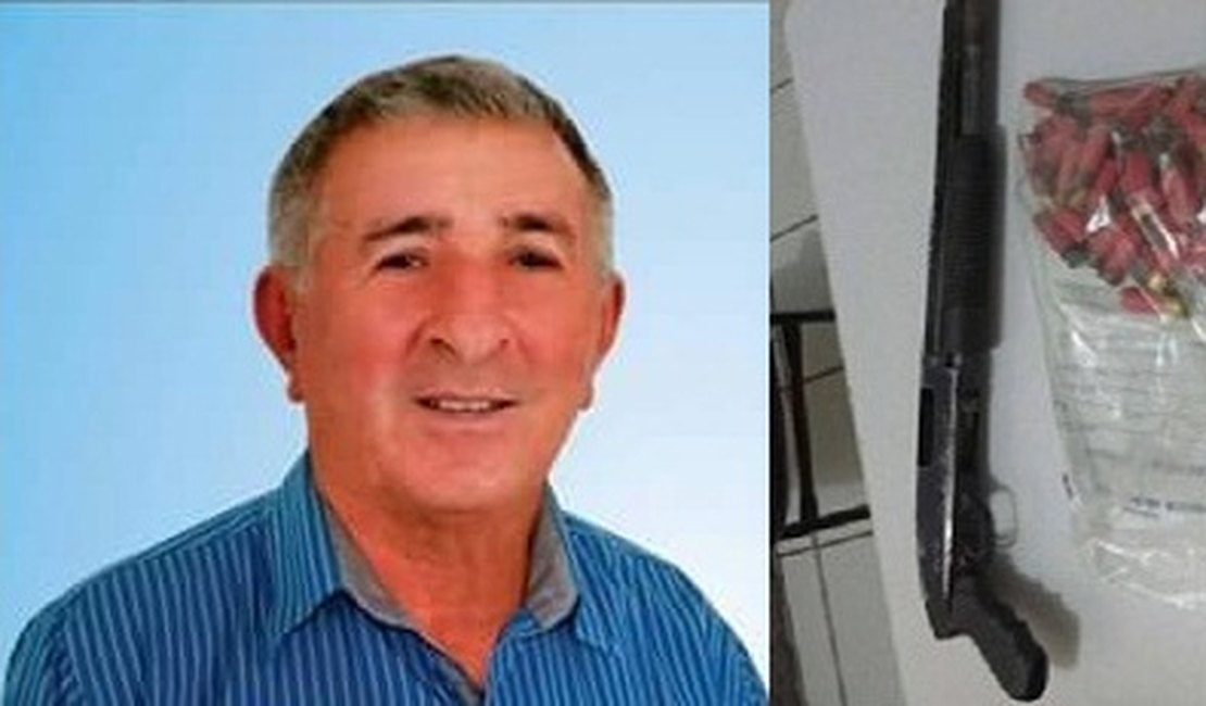 Ex- prefeito de São Luís do Quitunde é detido com espingarda 12 e várias munições