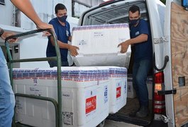 Alagoas recebe nesta quarta-feira 51.930 novas doses de vacinas contra a Covid