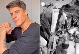 VÍDEO. Ex da mãe de Neymar amassa notas de cem reais e dispara: “Dinheiro sujo”