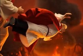 'Jesus Cristo' joga Trump no inferno em vídeo de IA de Embaixada do Irã; assista