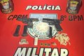 PM apreende três armas de fogo, droga e dinheiro em ocorrências no interior de Alagoas