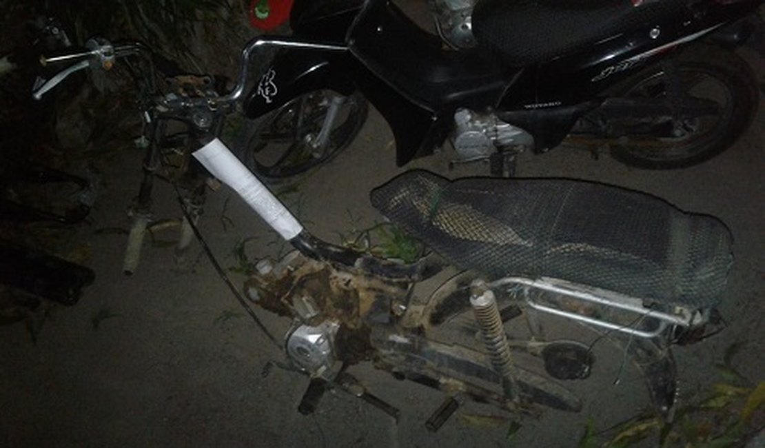 Polícia Militar recupera veículo parcialmente desmanchado no bairro Caititus
