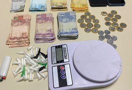 Homem é preso ao ser flagrado traficando drogas em festa de Girau do Ponciano