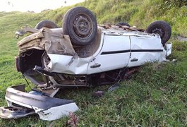 VÍDEO. Homem morre após veículo cair em ribanceira na BR-316, em Viçosa