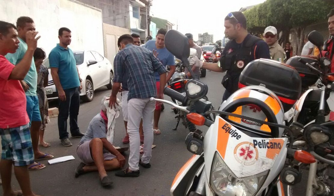 Motorista atropela idoso e foge sem prestar socorro em Arapiraca