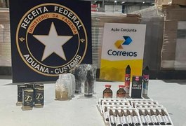 Receita Federal apreende substâncias proibidas nos Correios