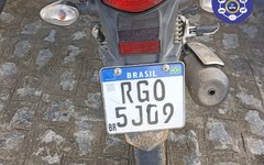 Moto recuperada em Traipu