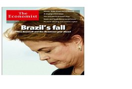 'The Economist' diz que Brasil enfrenta desastre político e econômico