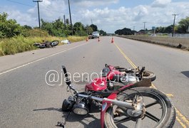 Motociclista faz retorno no meio da pista e morre em colisão com outro condutor em Arapiraca