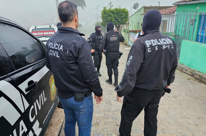 Polícia Civil de Alagoas realiza operação contra o tráfico em Santana de Ipanema