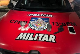 13º Batalhão apreende menor de idade com arma de brinquedo e drogas no Jacintinho