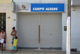 Casa Lotérica de Campo Alegre é arrombada na madrugada desta terça-feira (08)