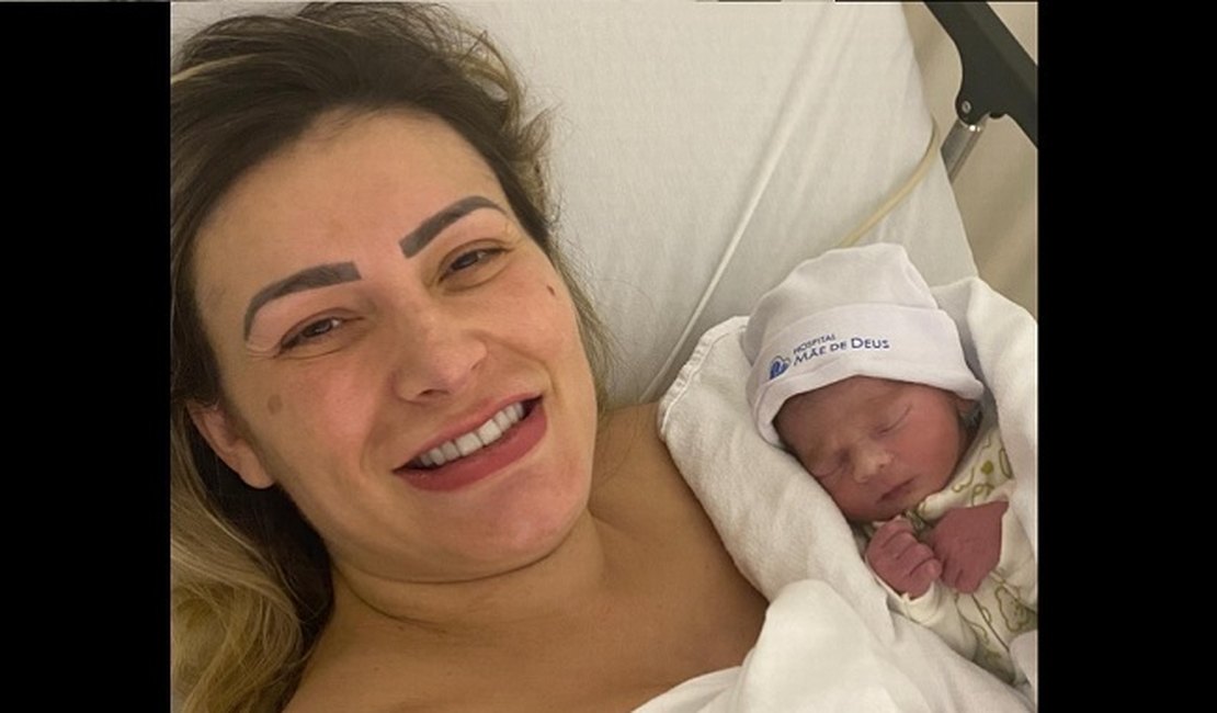 Nasce filho de Andressa Urach: 'saudável e não precisou de UTI'