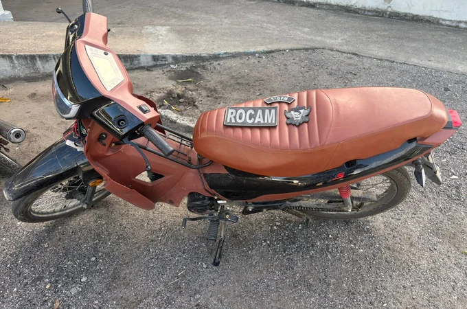 ROCAM do 3º BPM recupera motocicleta com registro de roubo no bairro Planalto