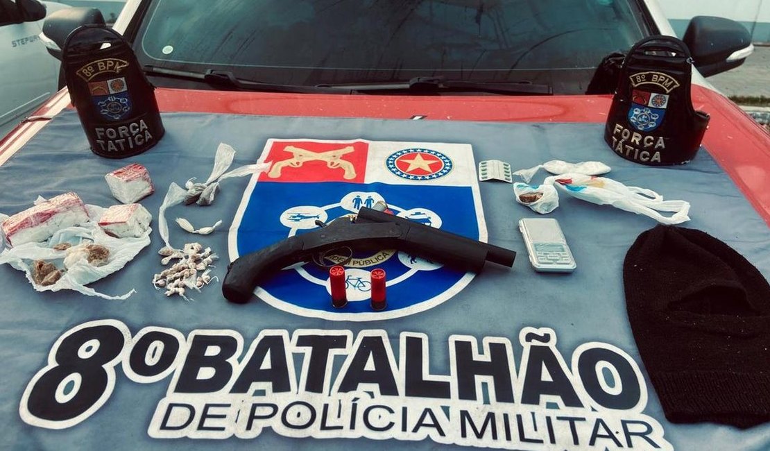 PM apreende 22 armas de fogo e 42 quilos de entorpecentes em uma semana