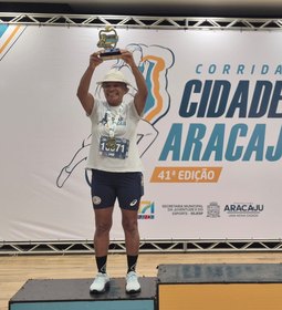 Maratonista Carminha vence em 2º lugar a 41ª edição da Corrida Cidade de Aracaju
