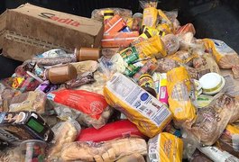 Vigilância Sanitária apreende 600kg de alimentos impróprios para consumo