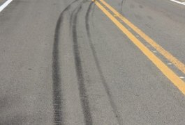 Caminhonete e caminhão colidem em Palmeira dos Índios