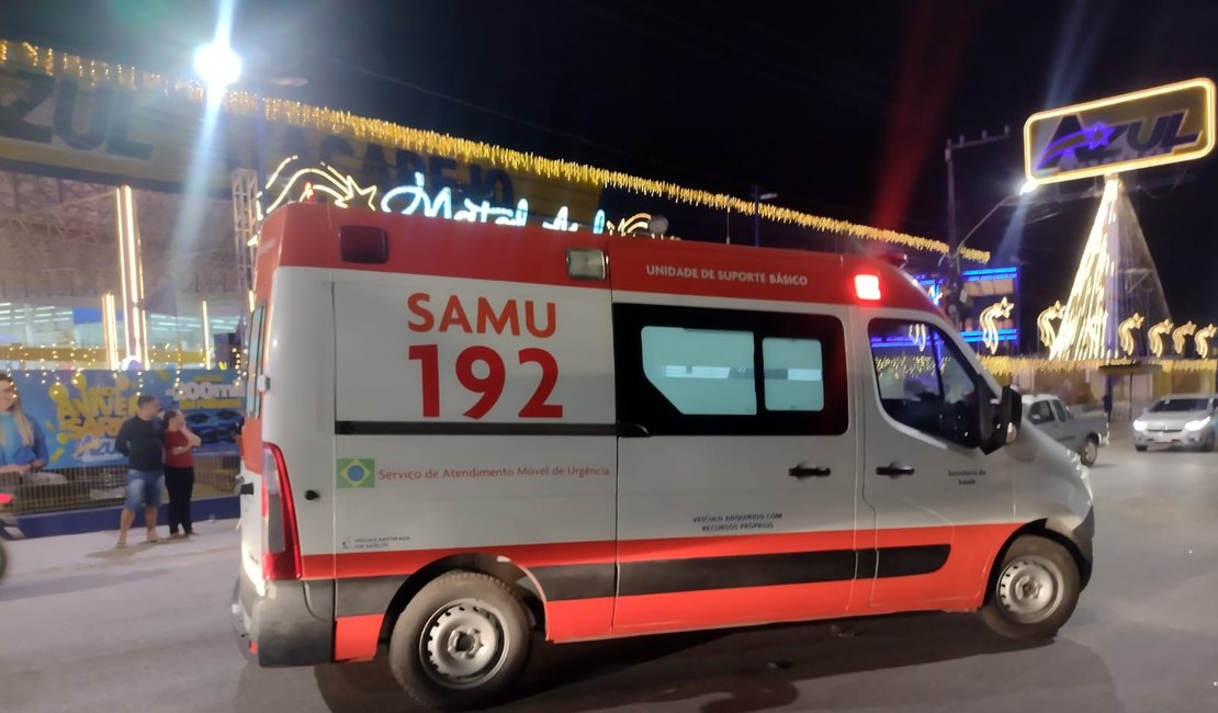 Motociclista fica ferido em colisão com carro no bairro Jardim Tropical