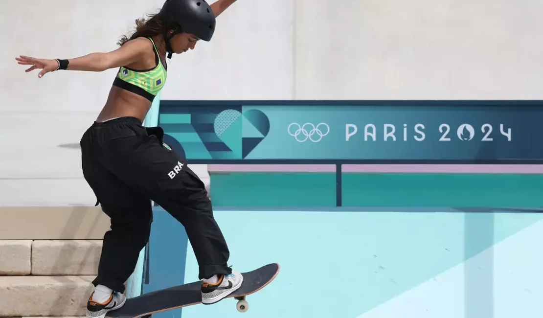 Rayssa Leal sofre quedas, mas brilha nas manobras e tem pontuação recorde nos Jogos Olímpicos de Paris-2024