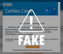 Caixa alerta que não está enviando e-mails com pedido de atualização de assinatura eletrônica