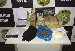 Polícia Civil apreende drogas avaliadas em R$ 10 mil em Teotônio Vilela