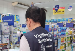 Estabelecimentos de Palmeira dos Índios são inspecionados após proibição de venda de fórmulas infantis por risco de contaminação