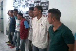 Operação policial prende dez suspeitos de homicídios em Maceió