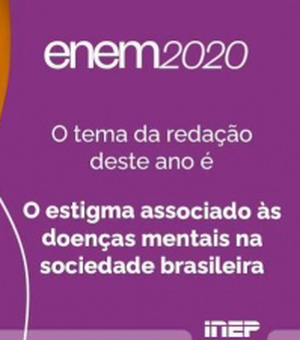 Redação Enem: 'O estigma associado às doenças mentais na sociedade brasileira'